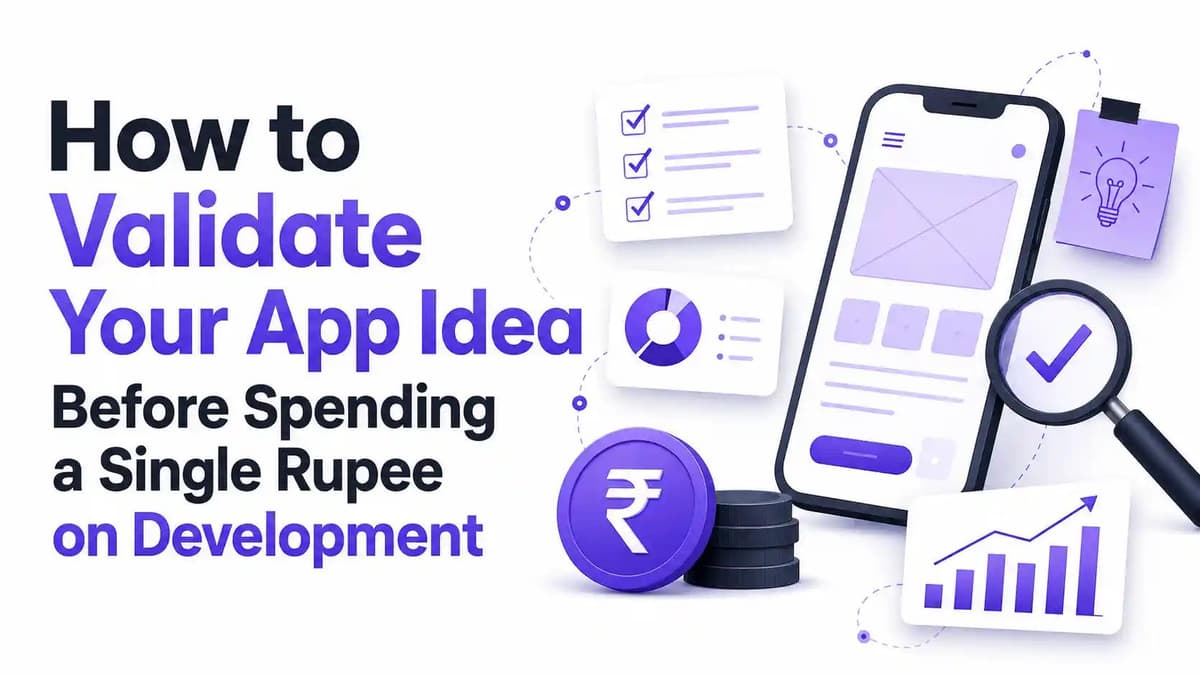 How to Validate Your App Idea Before Spending a Single Rupee on Development