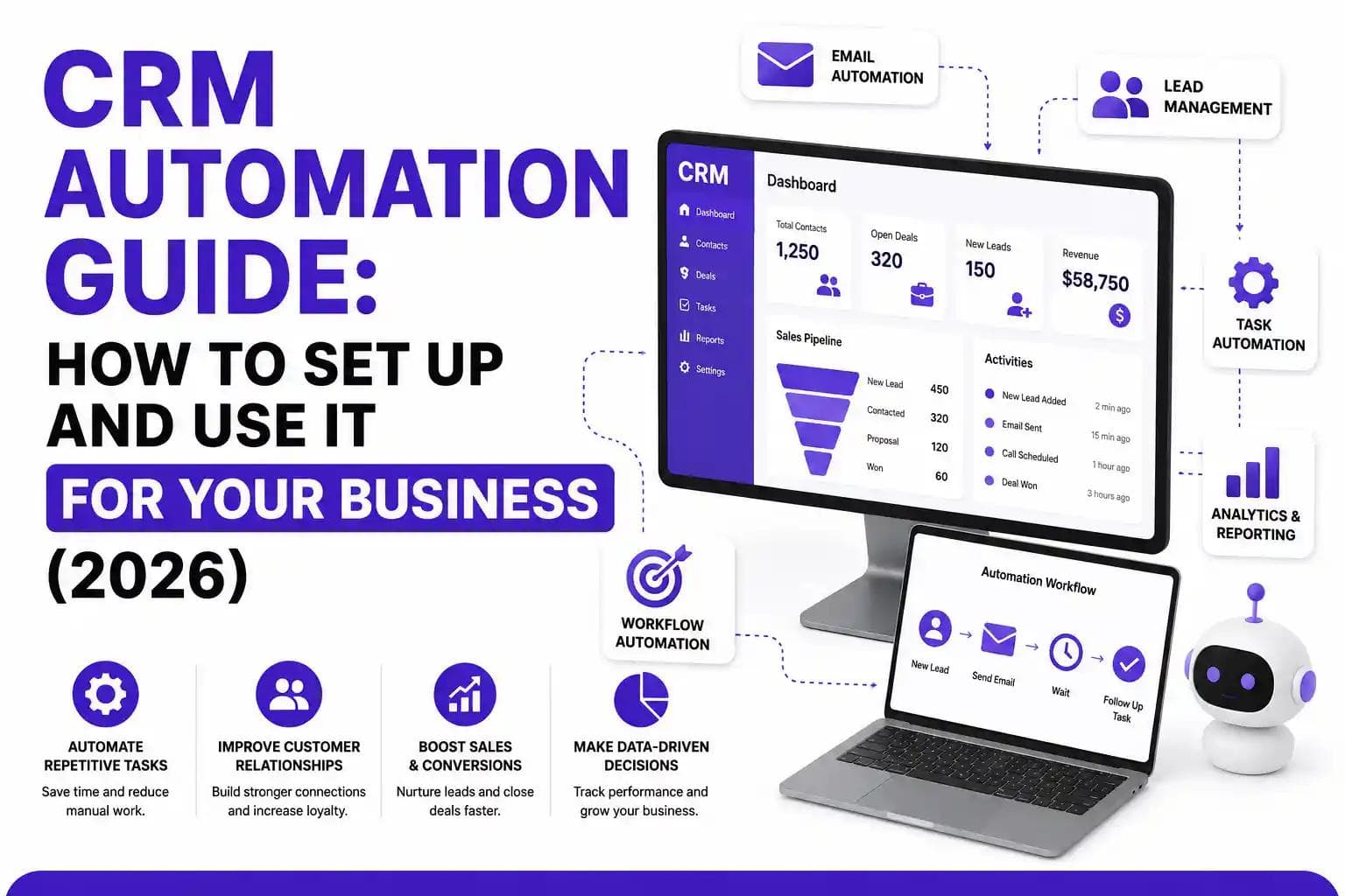 CRM Automation Guide: How to Set Up and Use It for Your Business (2026)