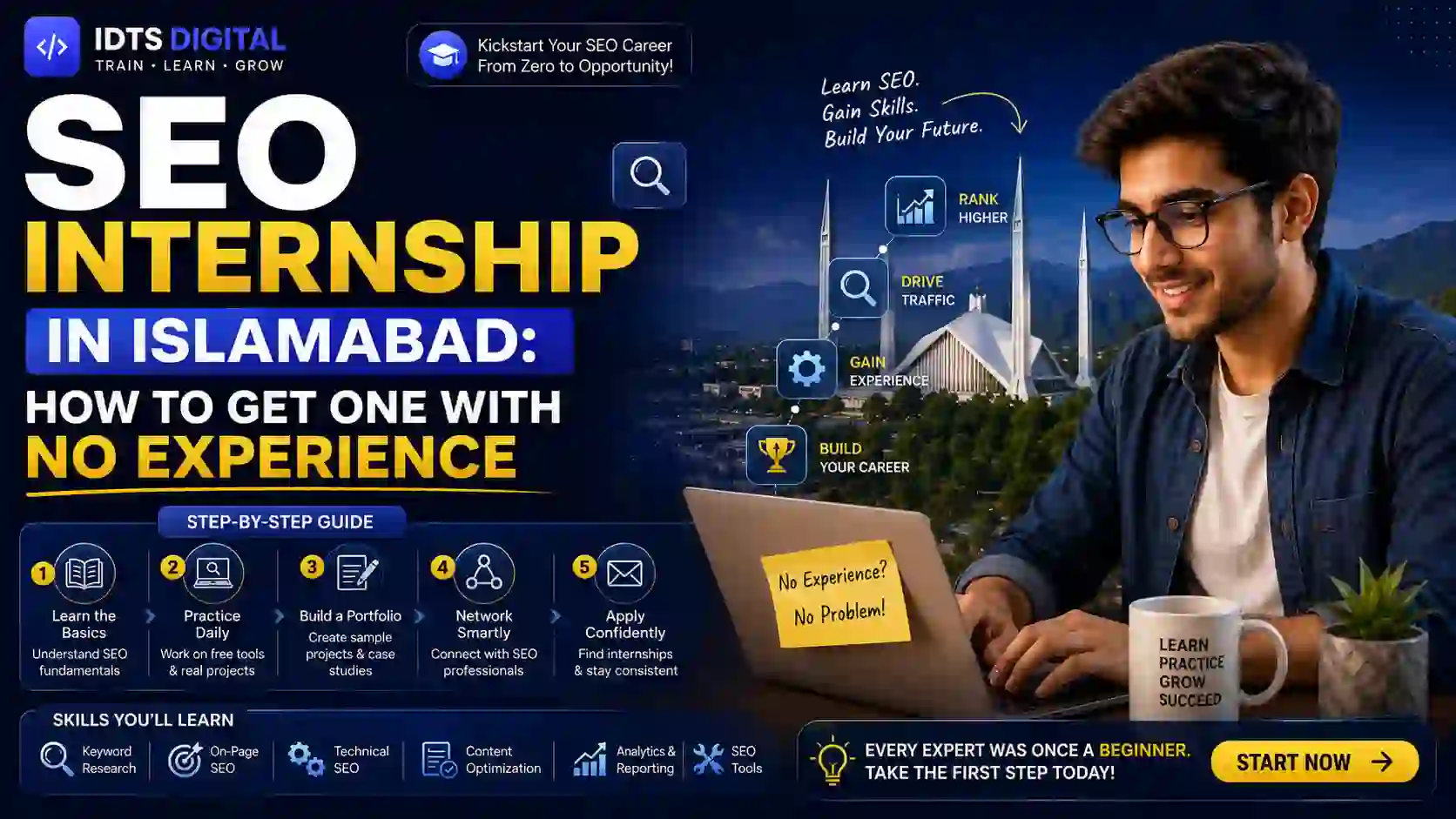 SEO Internship in Islamabad: How to Get One With No Experience