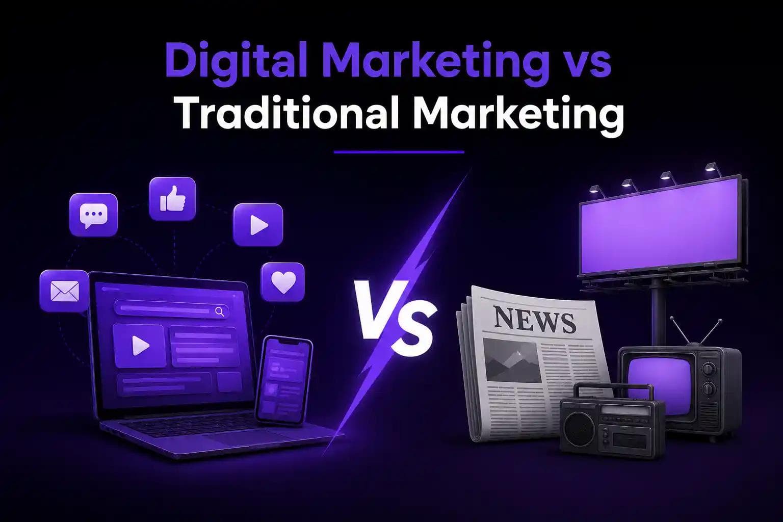 Digital Marketing vs Traditional Marketing: Key Differences