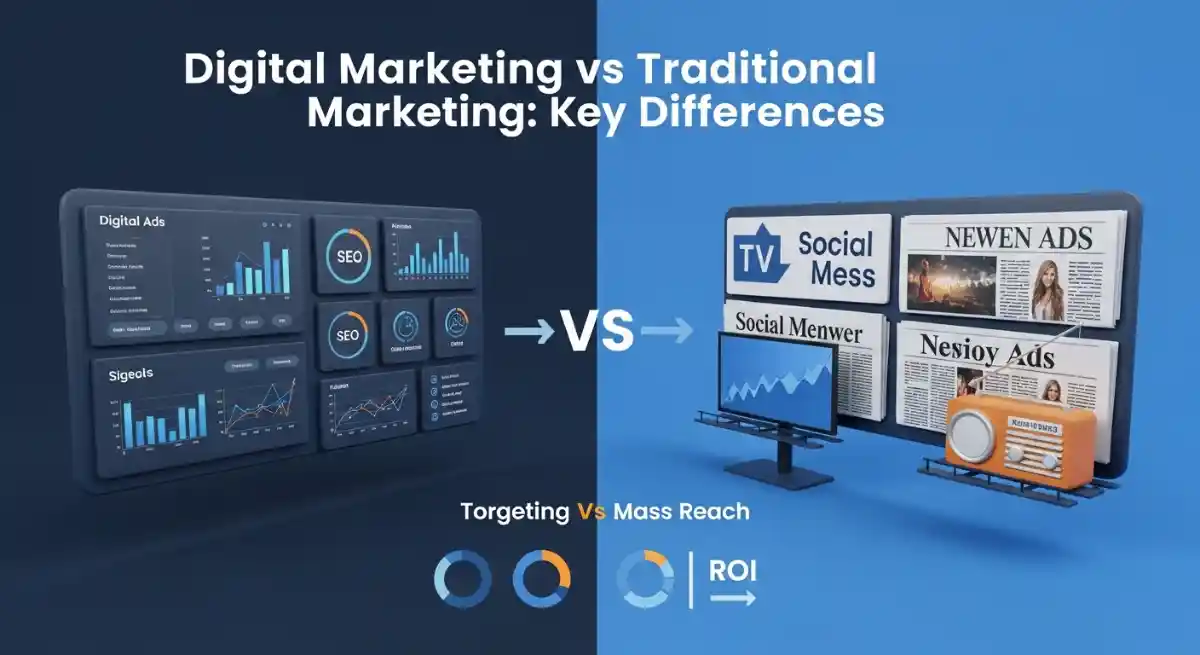 Digital Marketing vs Traditional Marketing Key Differences