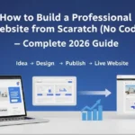 How to Build a Professional Website from Scratch (No Code) — Complete 2026 Guide