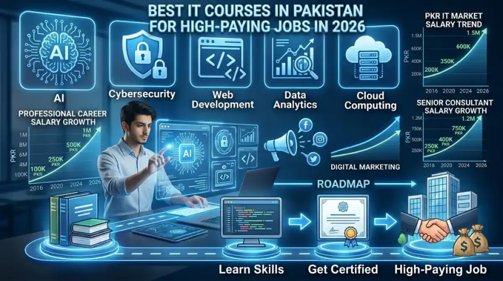 Best IT Courses in Pakistan for High-Paying Jobs in 2026