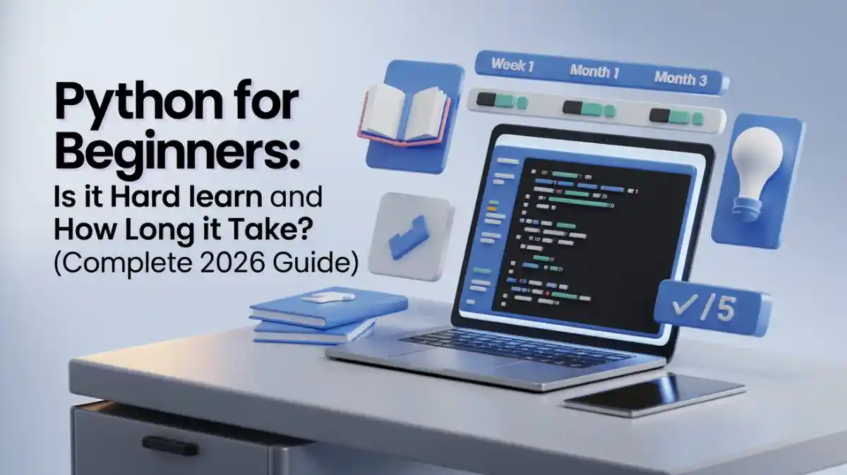 Python for Beginners Is It Hard to Learn and How Long Does It Take (Complete 2026 Guide)